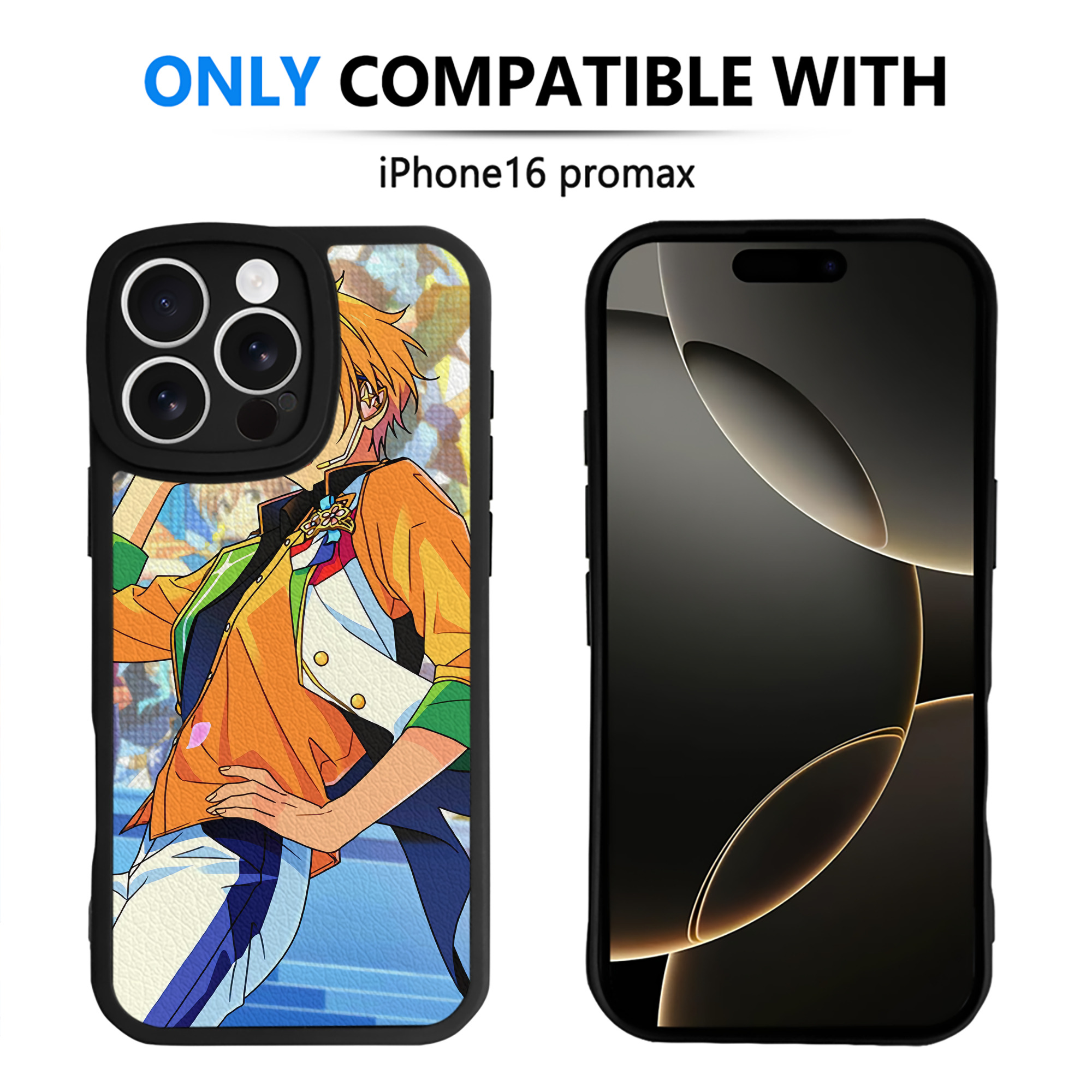 （画像用） あんさんぶるスターズ! Ensemble Stars 【iPhone 16シリーズ対応】シリコンスマホケース（レザー調） 材質：シリコン